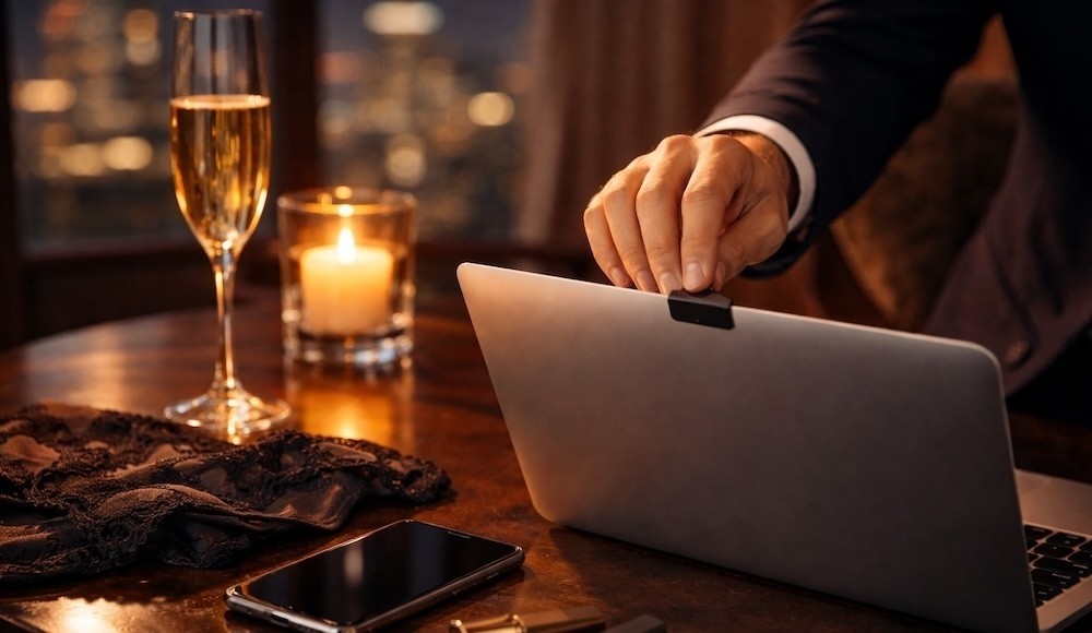 Cameras and privacy during an escort booking